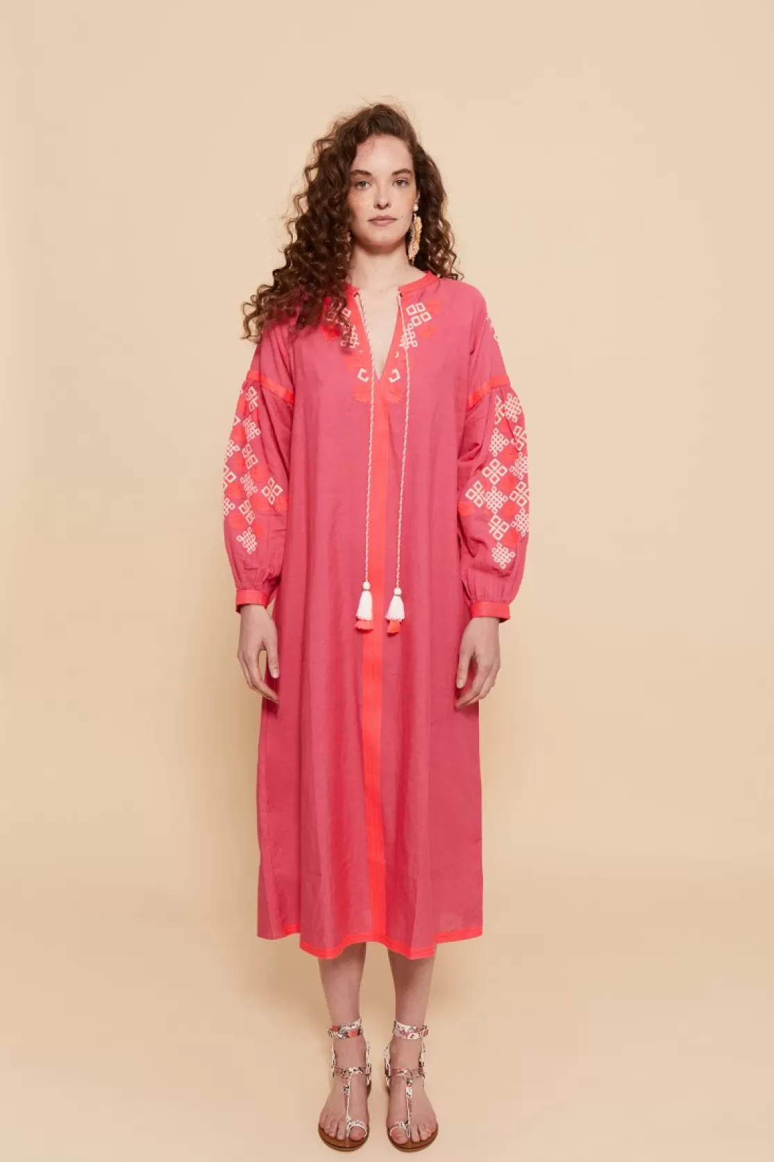 KAFTAN CHANDRAS FUCSIA*Coosy Shop