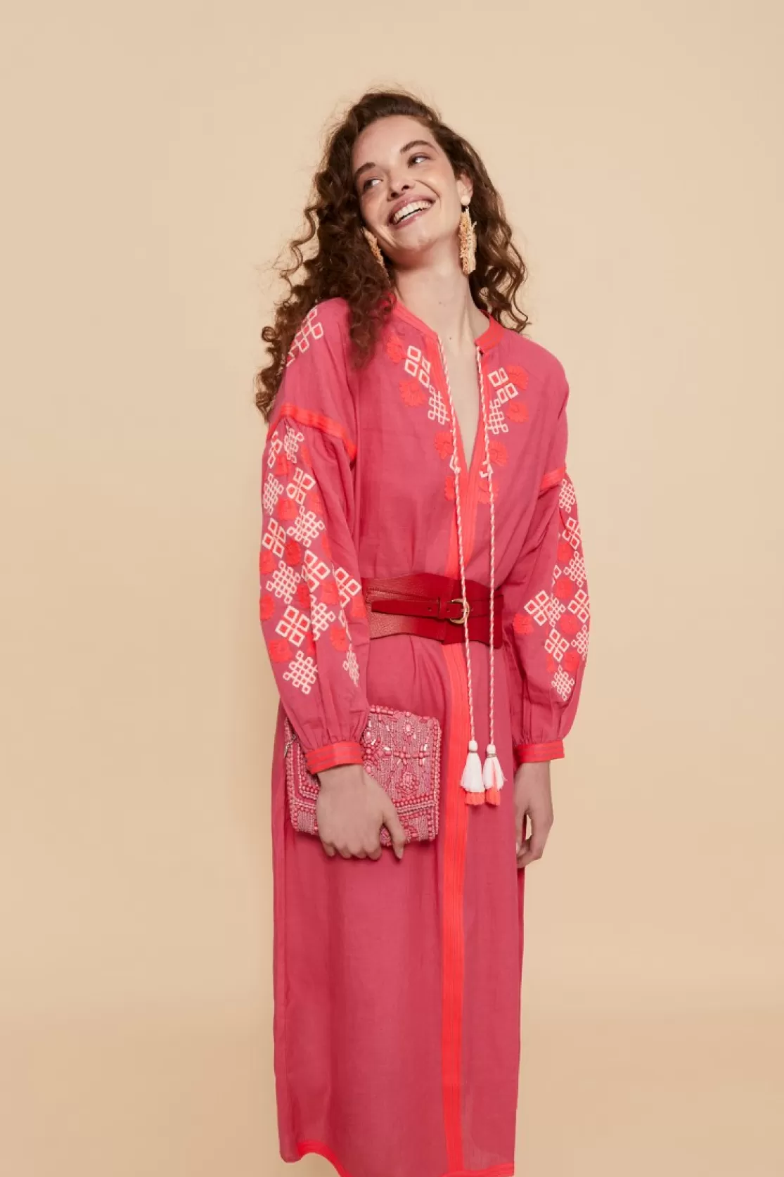 KAFTAN CHANDRAS FUCSIA*Coosy Shop