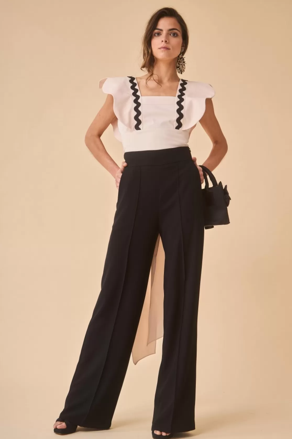 PANTALON SASTRE NEGRO*Coosy Hot