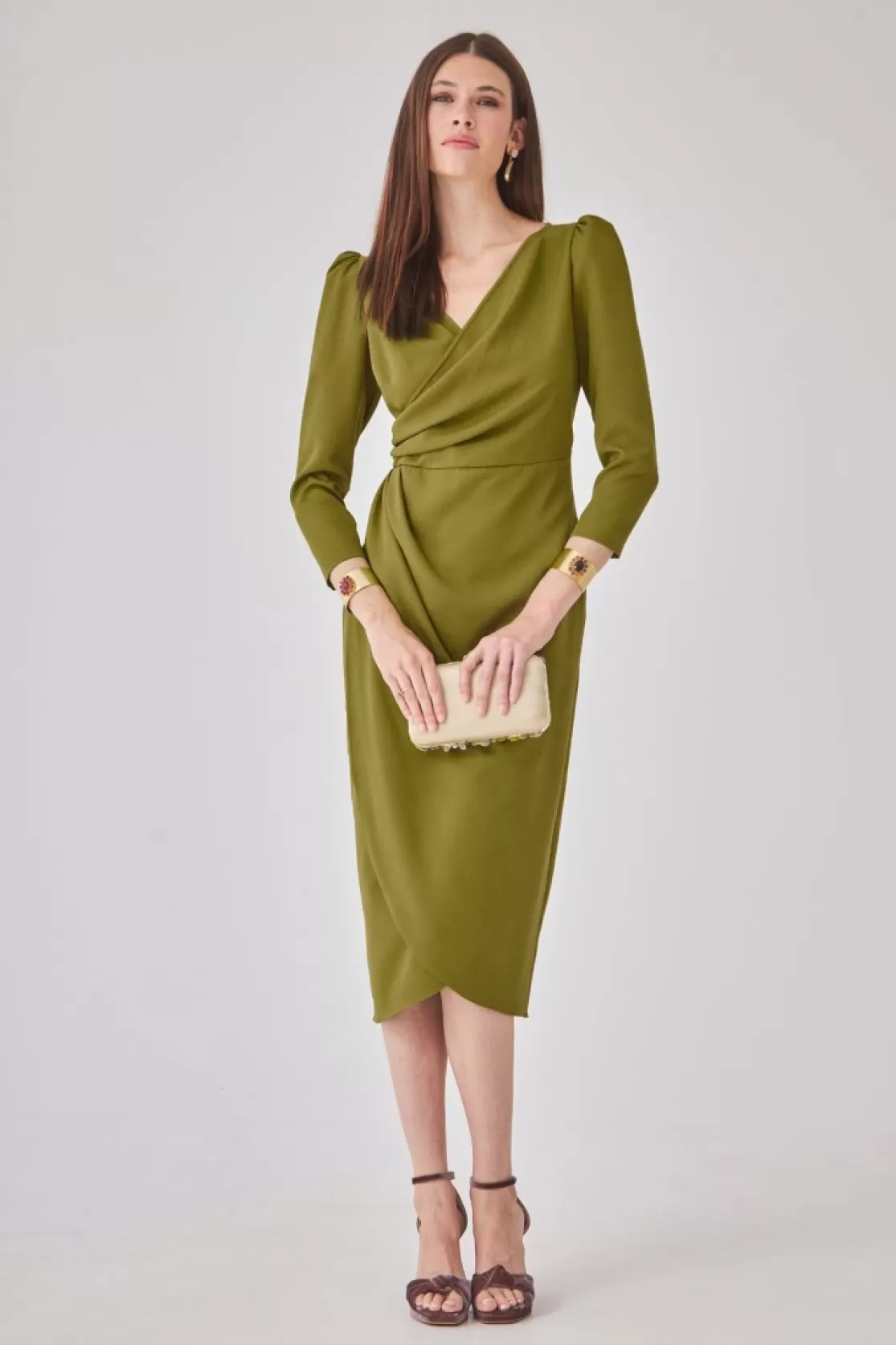 Vestido Alma Verde Oliva | *Coosy Online